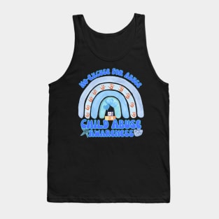 No-Excuse For Abuse Child Abuse Month Tank Top